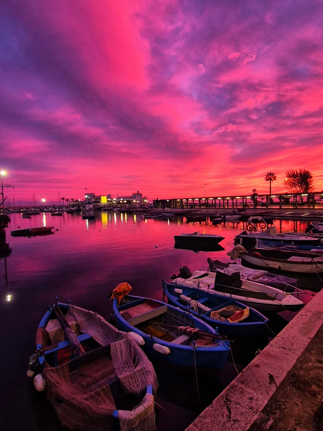 alba molo san nicola lungomare bari