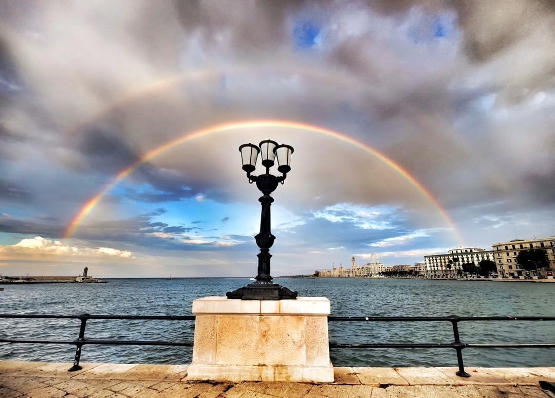 lungomare di bari arcobaleno